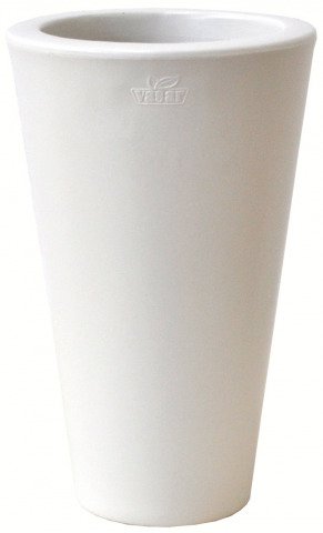 Hellgrauer Kübel Kunststoff | pflanzkuebel.shop