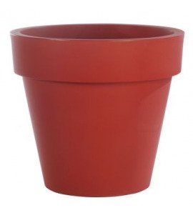 Pflanzkübel Kunststoffübel rot Ø 30   140cmrot